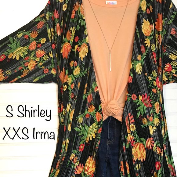 LuLaRoe set Small Shirley XXS Solid Irma floral BRAND NEW NWT - Picture 1 of 5